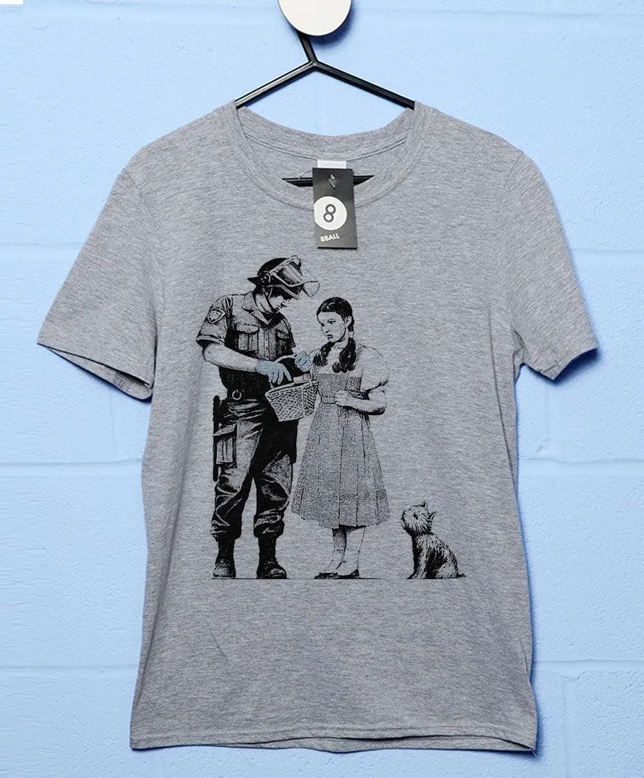 Banksy Stop And Search T-Shirt sold by 8Ball product image thumbnail 3