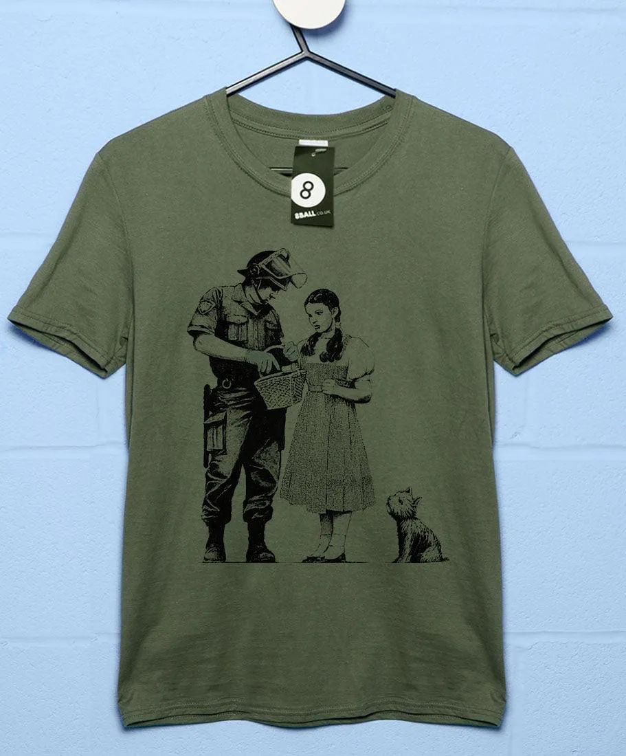 Banksy Stop And Search T-Shirt sold by 8Ball product image thumbnail 2