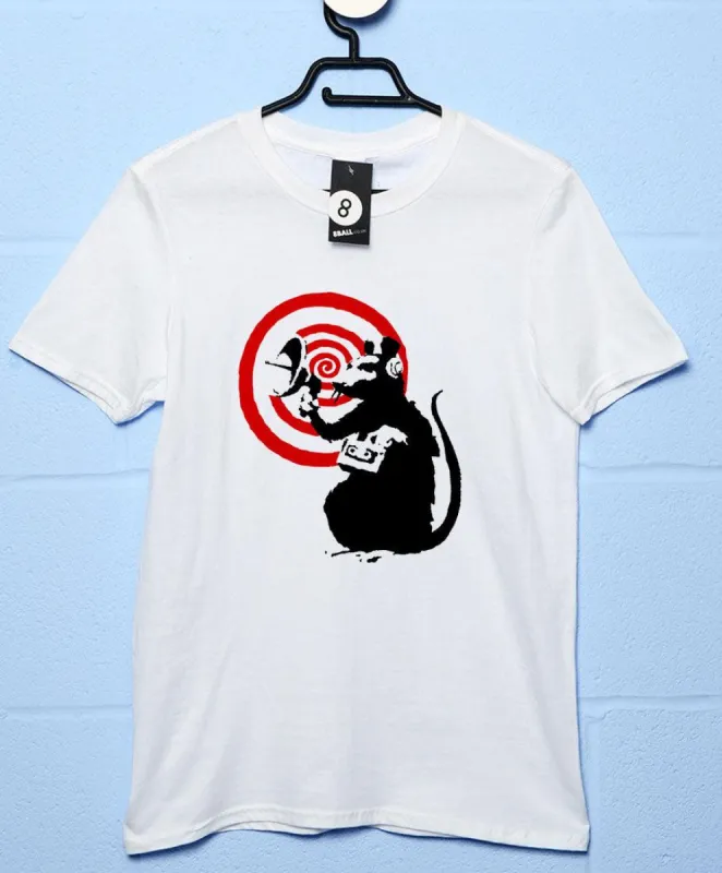 Banksy Radar Rat T-Shirt sold by 8Ball