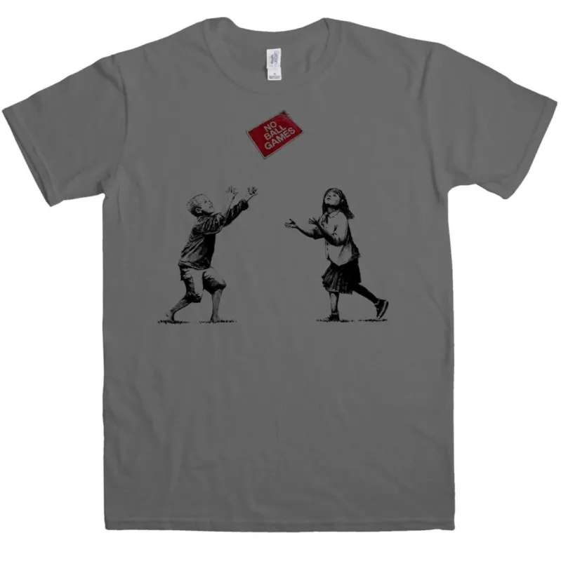 Banksy No Ball Games T-Shirt sold by 8Ball