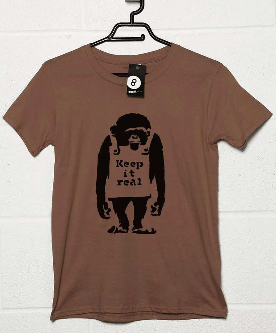 Banksy Keep It Real T-Shirt sold by 8Ball product image thumbnail 2
