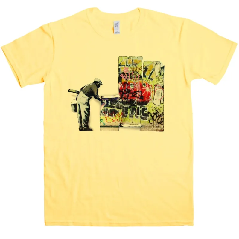 Banksy Grafitti Wallpaper T-Shirt sold by 8Ball