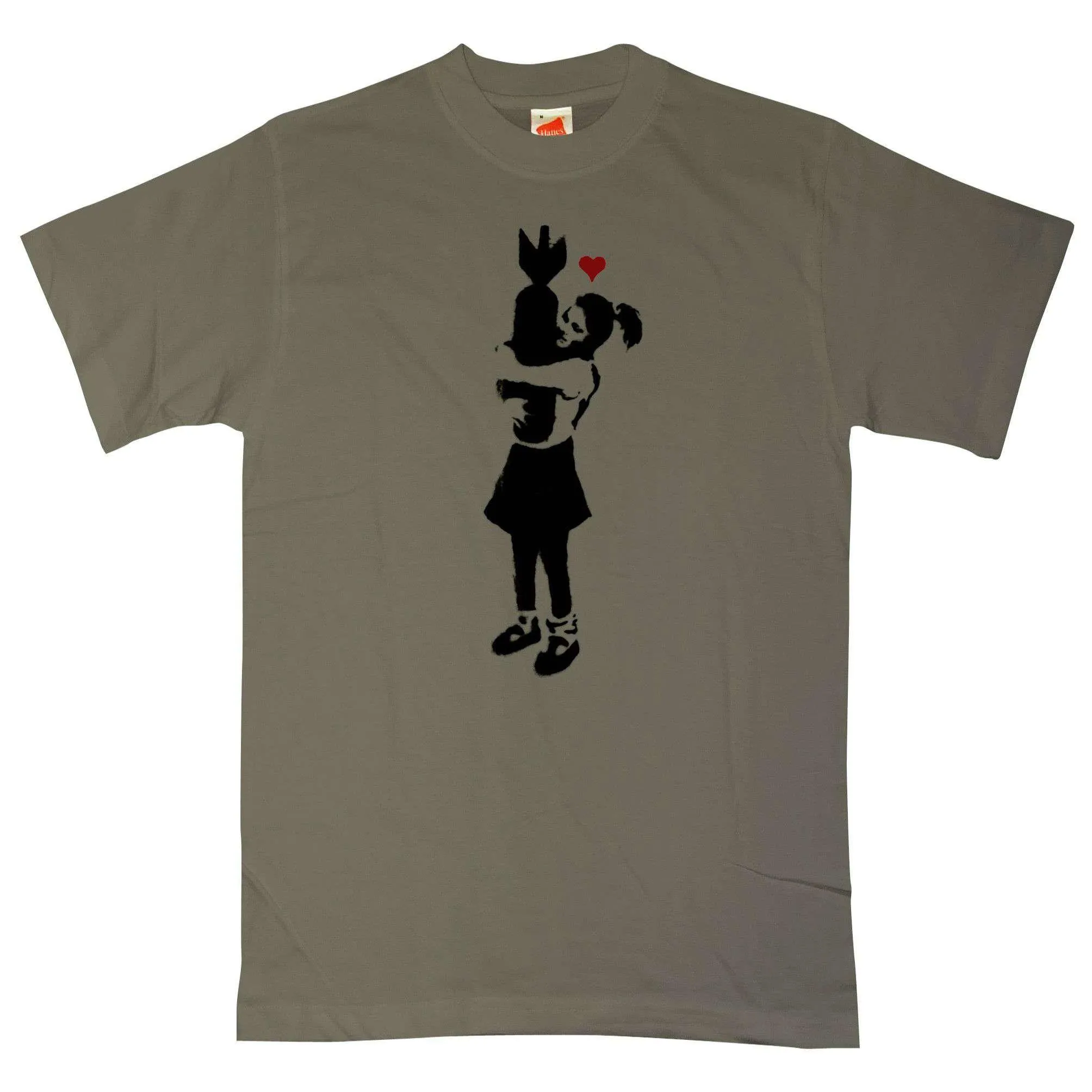 Banksy Girl With Bomb T-Shirt sold by 8Ball product image thumbnail 3