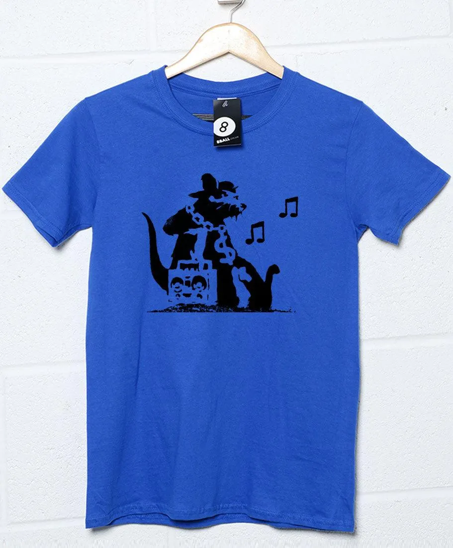 Banksy Ghetto Rat T-Shirt sold by 8Ball product image thumbnail 2