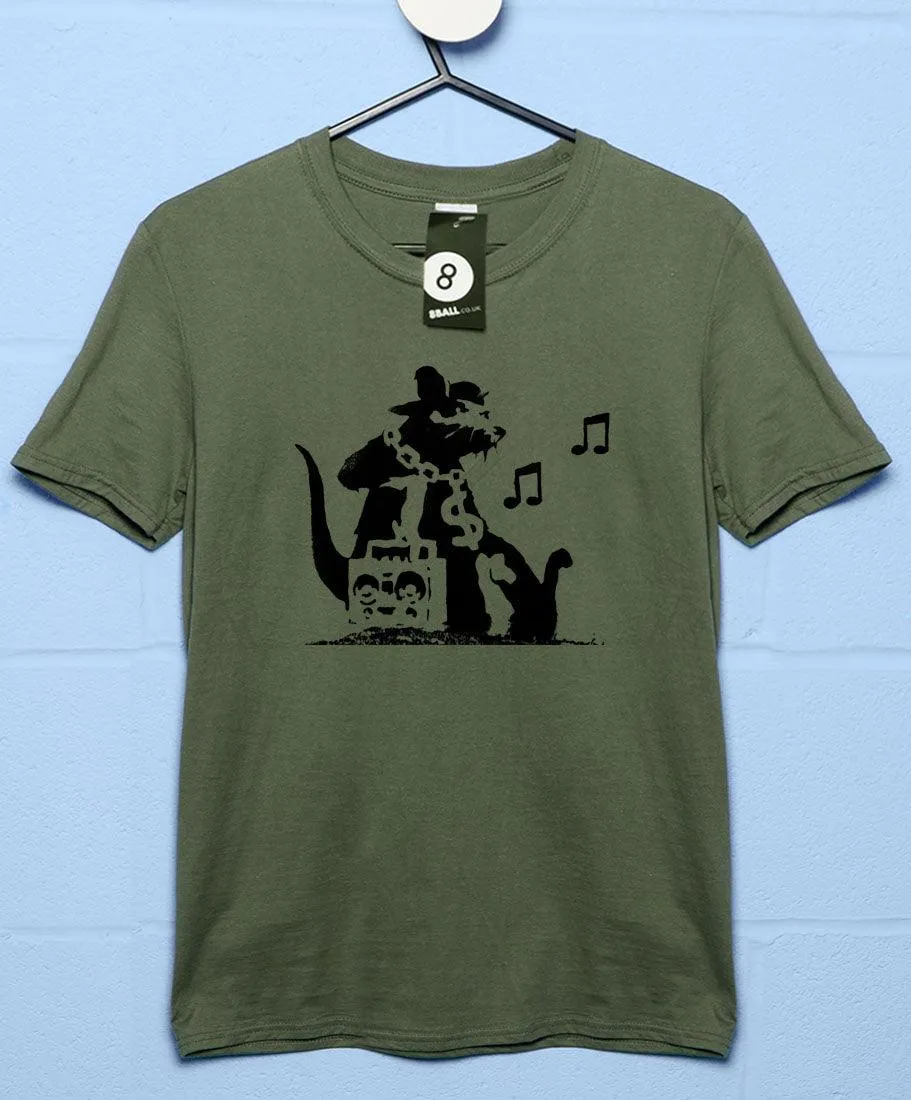 Banksy Ghetto Rat T-Shirt sold by 8Ball