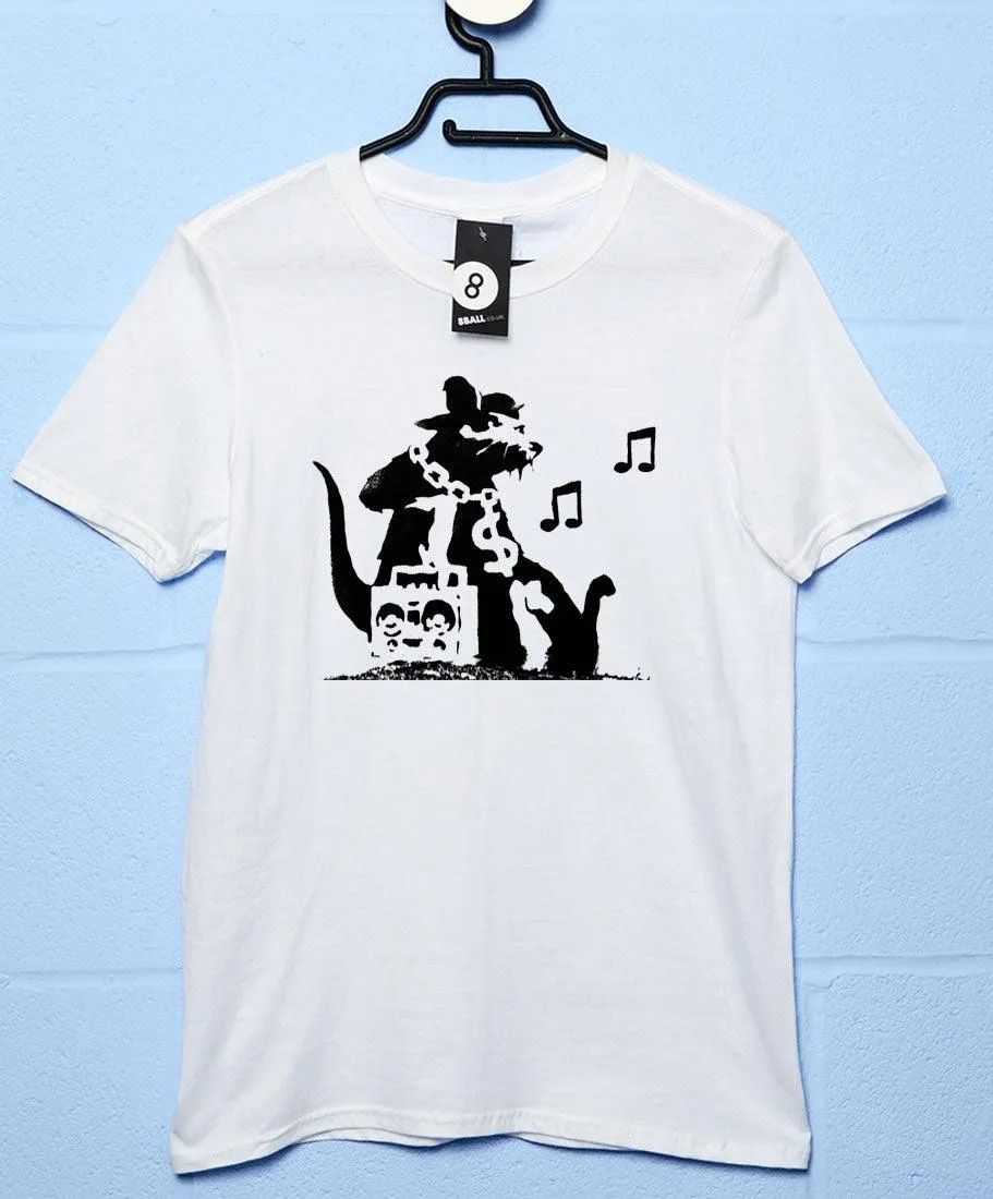 Banksy Ghetto Rat T-Shirt sold by 8Ball product image thumbnail 4