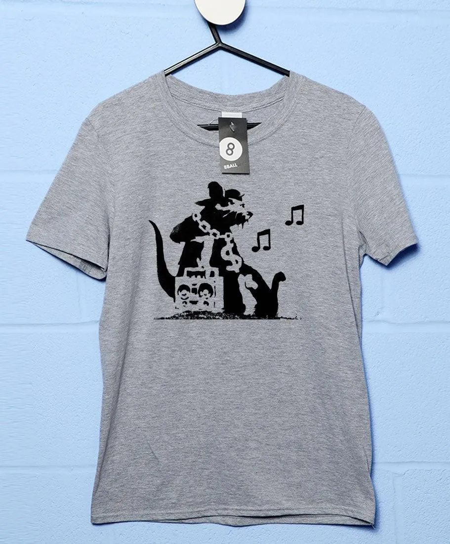 Banksy Ghetto Rat T-Shirt sold by 8Ball product image thumbnail 3