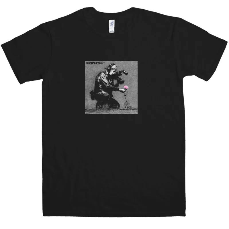 Banksy Camera Man T-Shirt sold by 8Ball