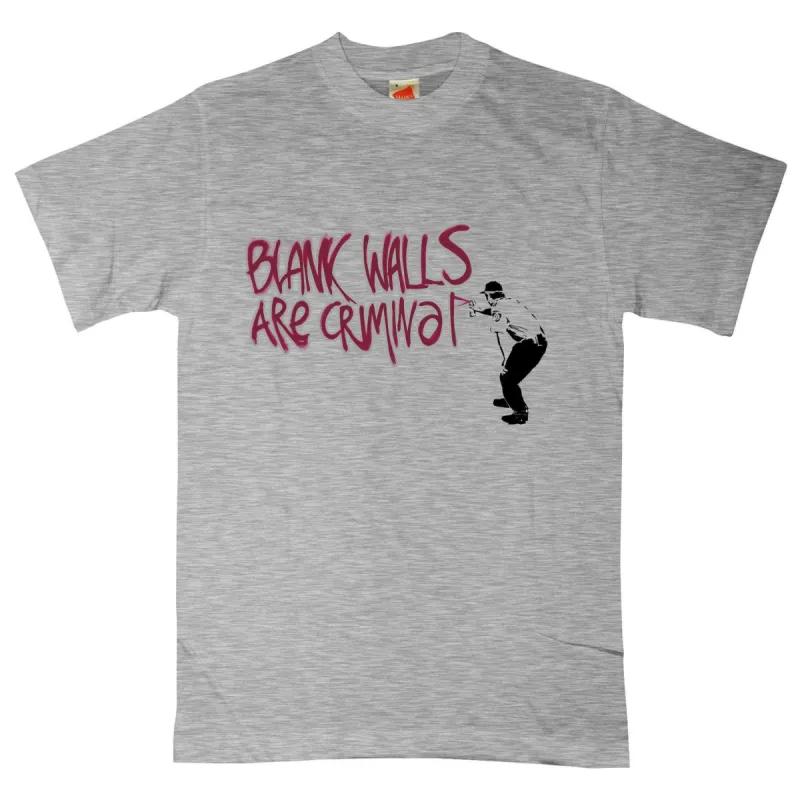 Banksy Blank Walls T-Shirt sold by 8Ball