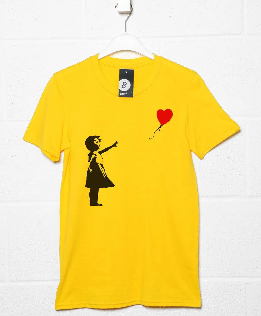Banksy Balloon Girl T-Shirt sold by 8Ball product image thumbnail 3