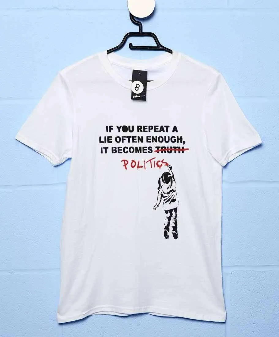 Banksy Politics T-Shirt sold by 8Ball