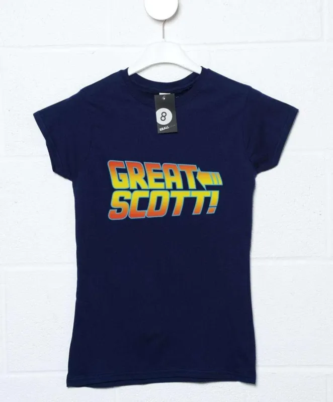 Great Scott Womens T-Shirt sold by 8Ball