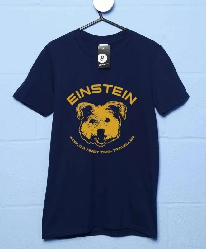 Einstein First Time Traveller T-Shirt sold by 8Ball