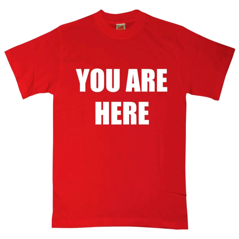 You Are Here T-Shirt As Worn By John Lennon sold by 8Ball