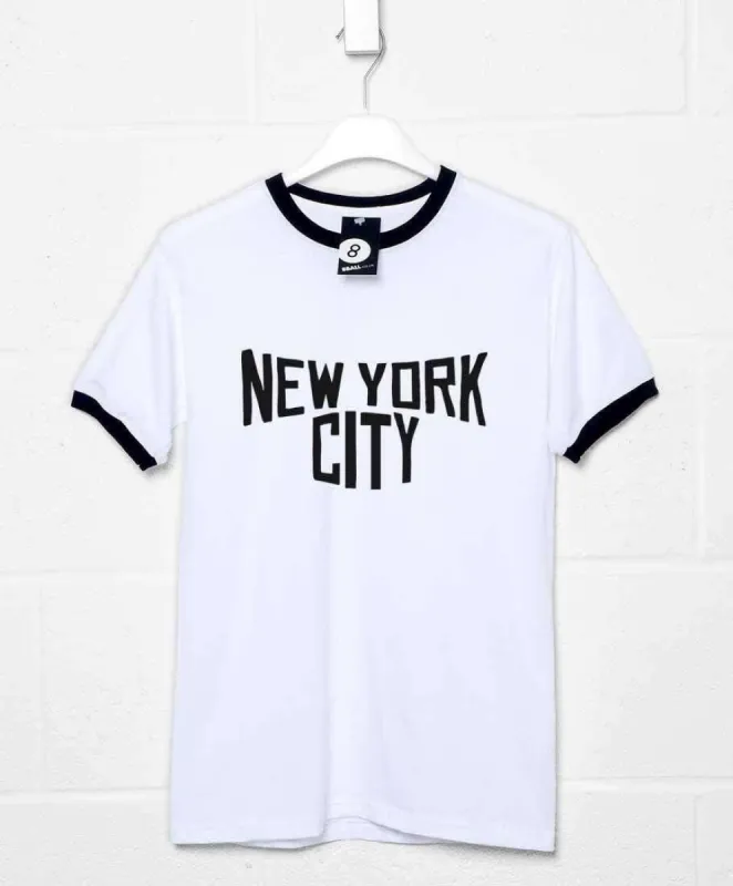 New York Ringer T-Shirt As Worn By John Lennon sold by 8Ball