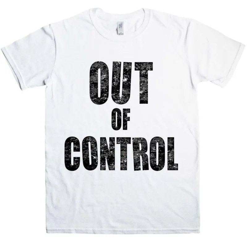 Out Of Control T-Shirt As Worn By Joe Strummer sold by 8Ball