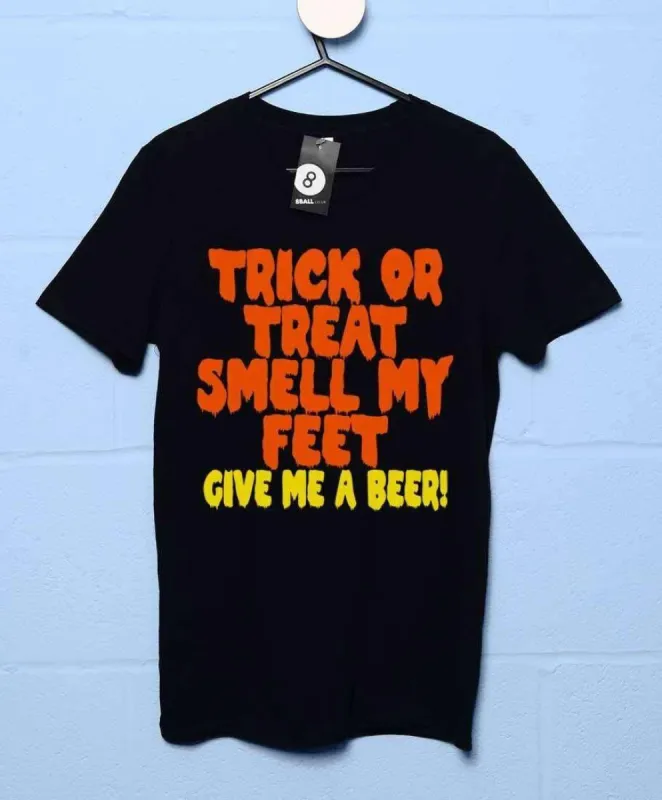 Trick Or Treat Smell My Feet T-Shirt As Worn By Dimebag sold by 8Ball