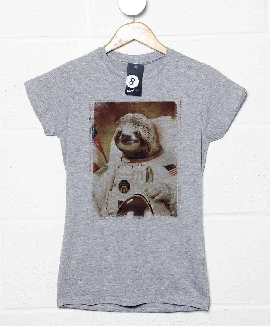 Astronaut Sloth T-Shirt for Women sold by 8Ball product image thumbnail 2