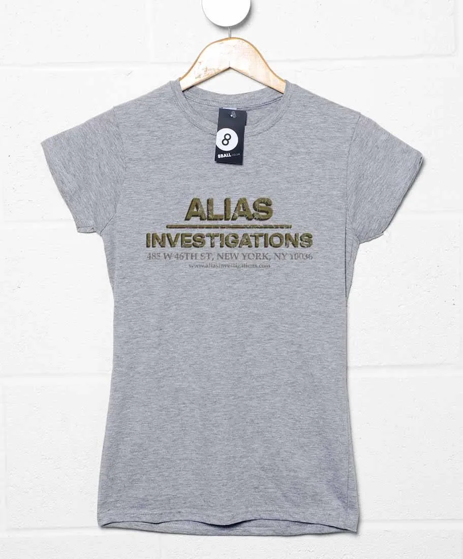 Alias Investigations Fitted Womens T-Shirt sold by 8Ball product image thumbnail 2