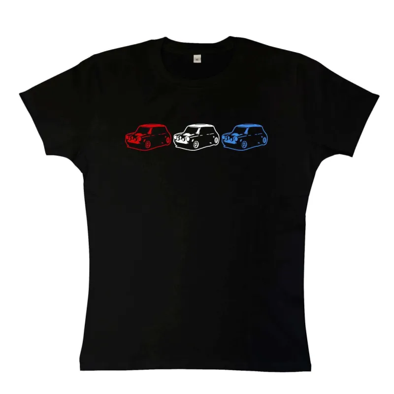 3 Minis Womens Fitted T-Shirt sold by 8Ball