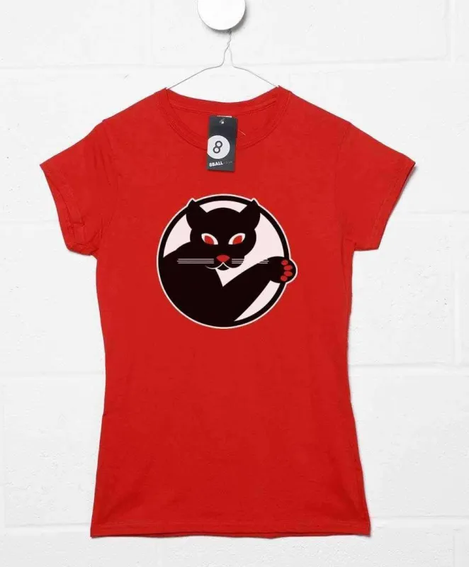 Pussycat Womens Fitted T-Shirt As Worn By Kim Gordon sold by 8Ball