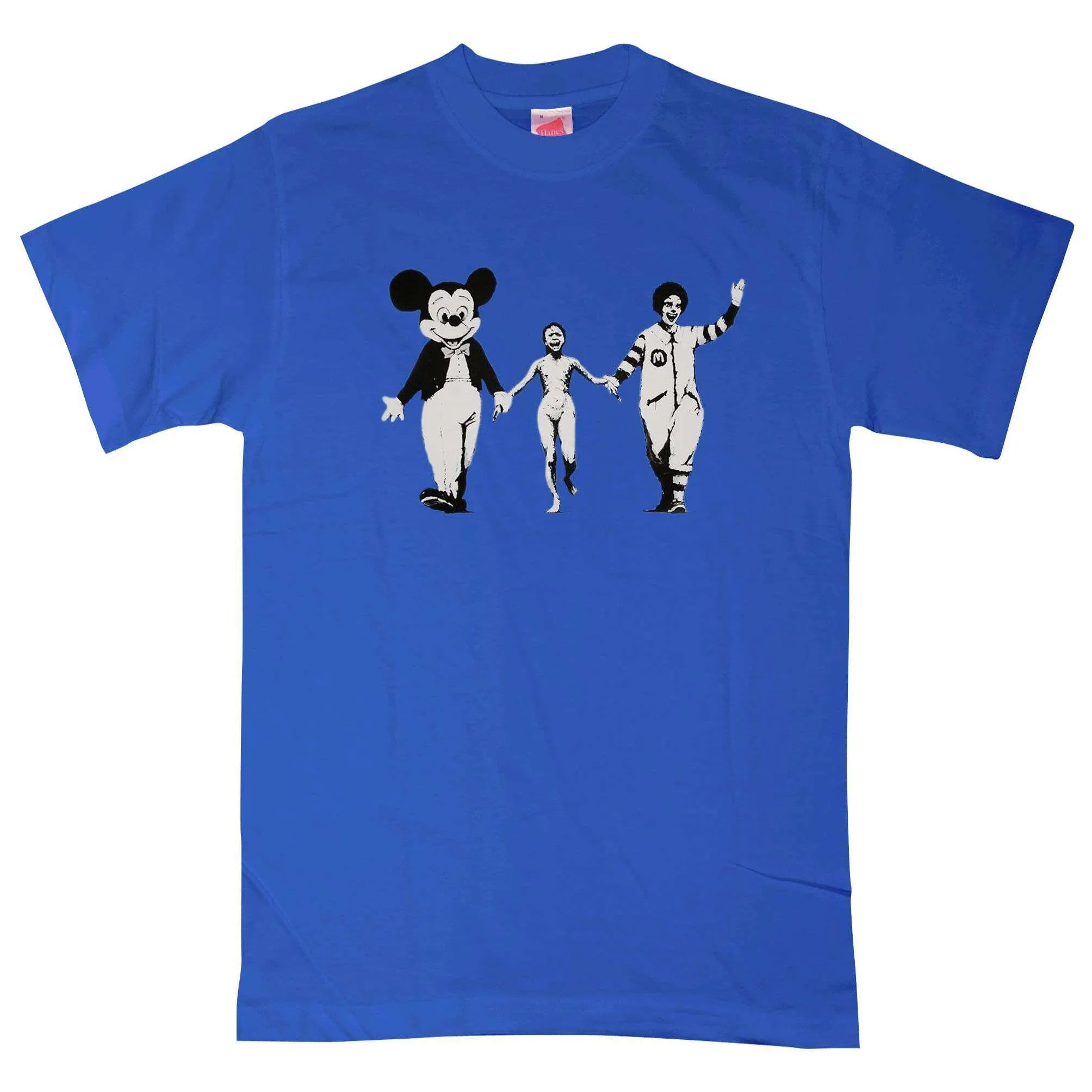 Banksy Ronald And Mickey T-Shirt sold by 8Ball product image thumbnail 3