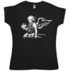 Banksy Cherub Womens Fitted T-Shirt sold by 8Ball