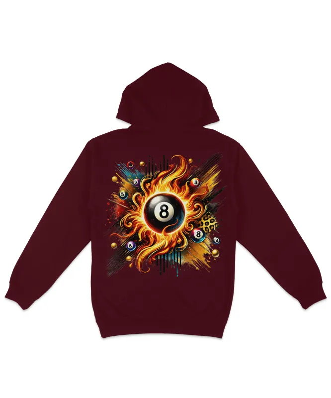 8 Ball Collective Back Printed Hoodie sold by 8Ball