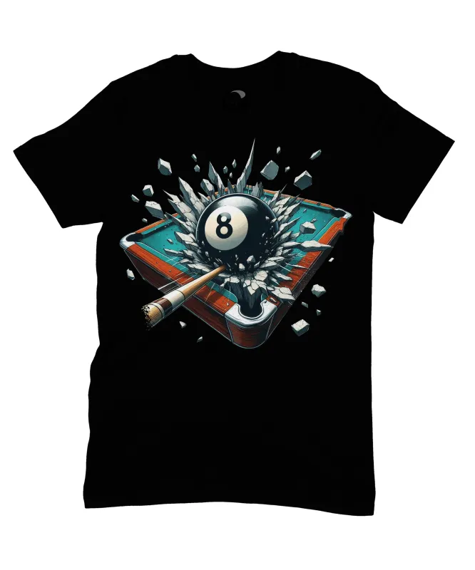8 Ball Pool Table T-Shirt made by 8Ball