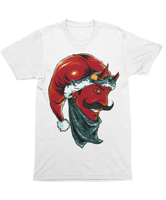 Devil Santa Unisex Christmas T-Shirt sold by 8Ball