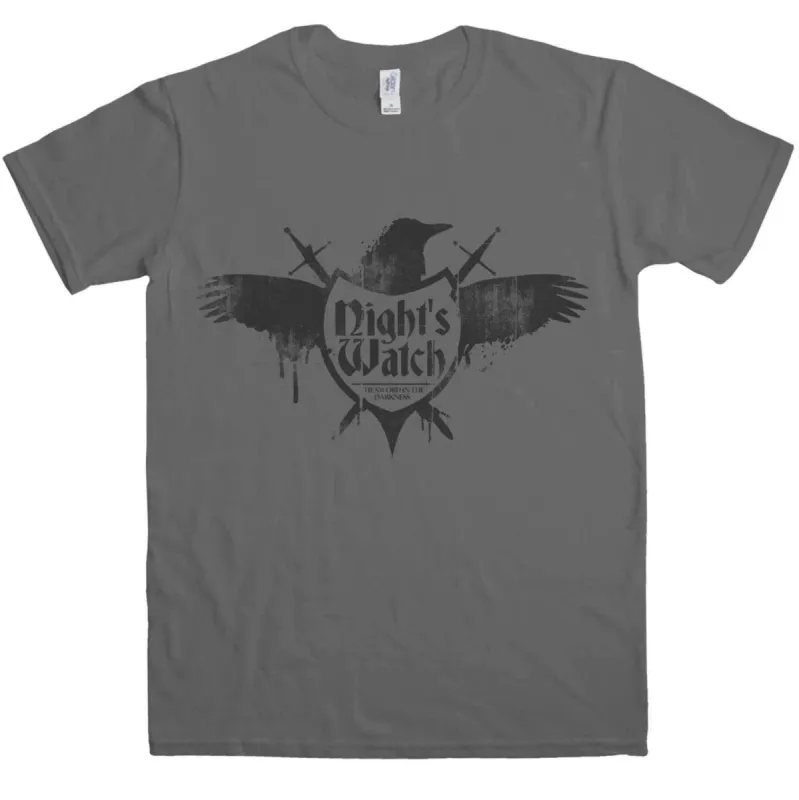Nights Watch Crows The Sword In The Darkness T-Shirt sold by 8Ball