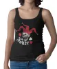 Joker Skull Tattoo Design Adult Womens Vest Top sold by 8Ball