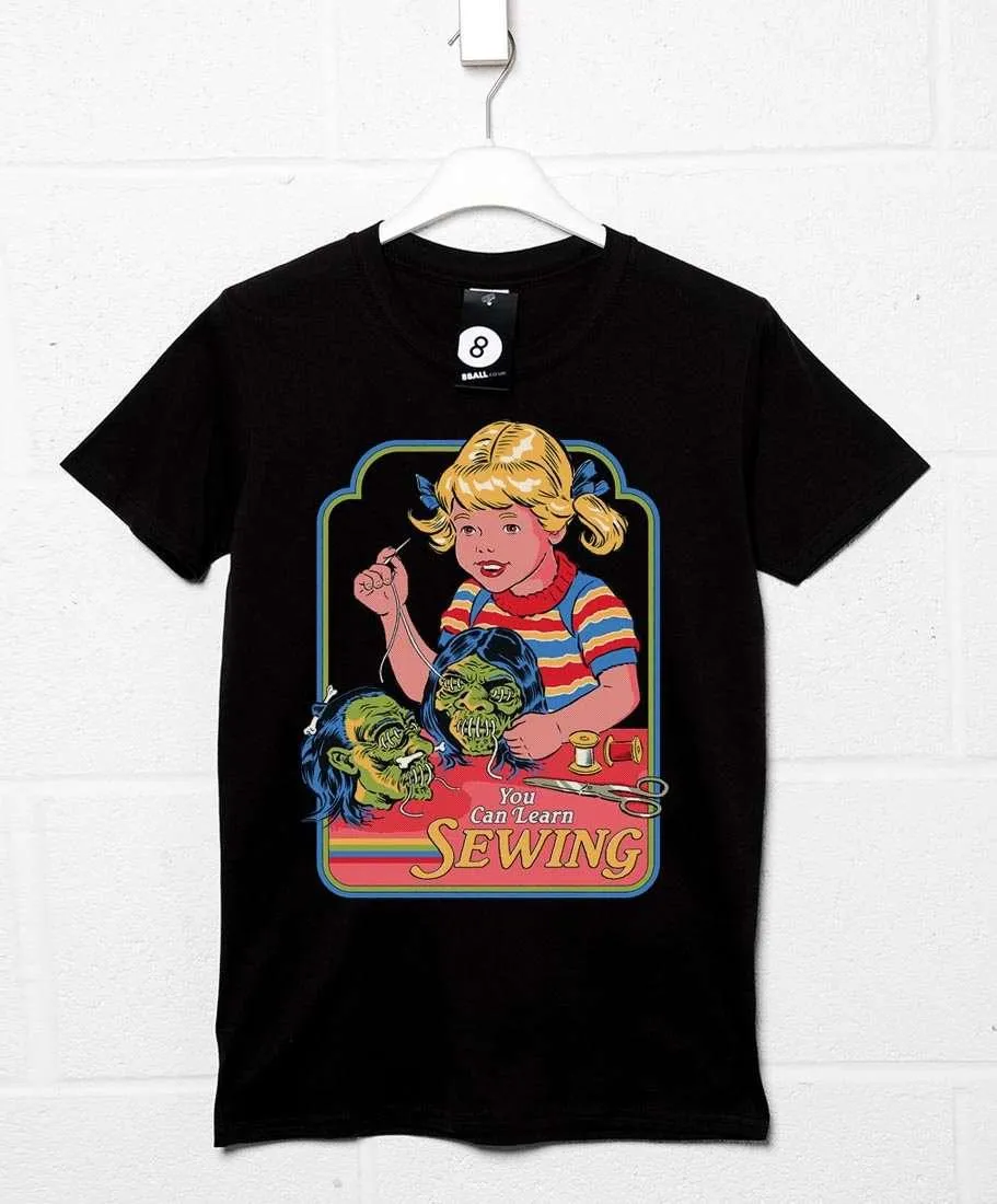 Steven Rhodes You Can Learn Sewing T-Shirt sold by 8Ball product image thumbnail 2