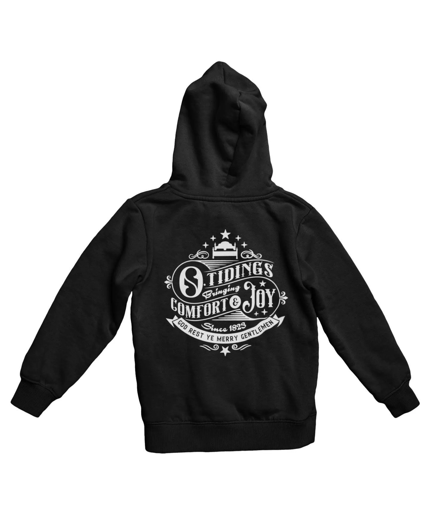 Tidings of Comfort and Joy Back Printed Christmas Hoodie sold by 8Ball