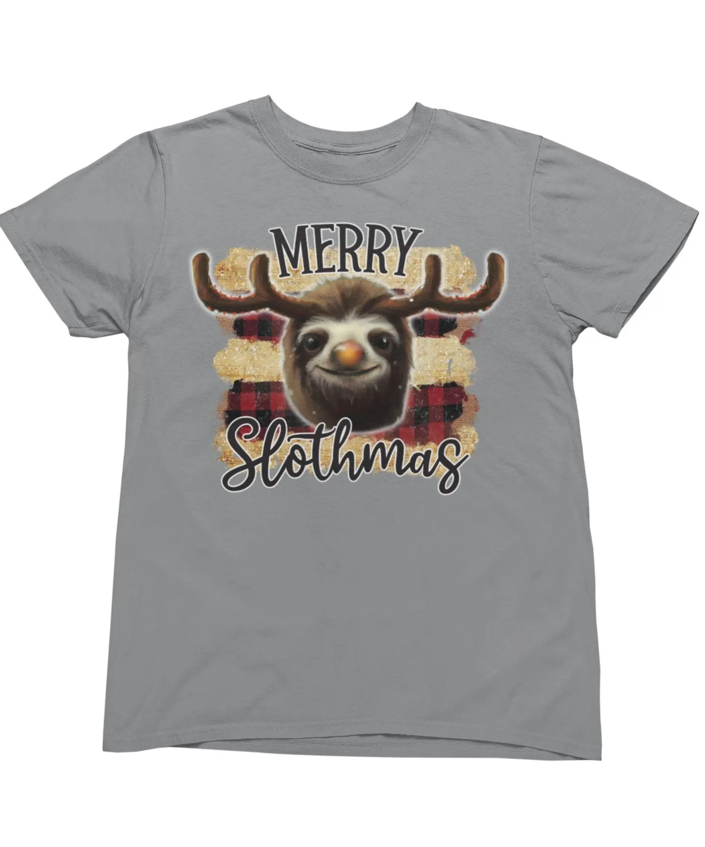 Merry Slothmas Christmas T-Shirt sold by 8Ball product image thumbnail 4