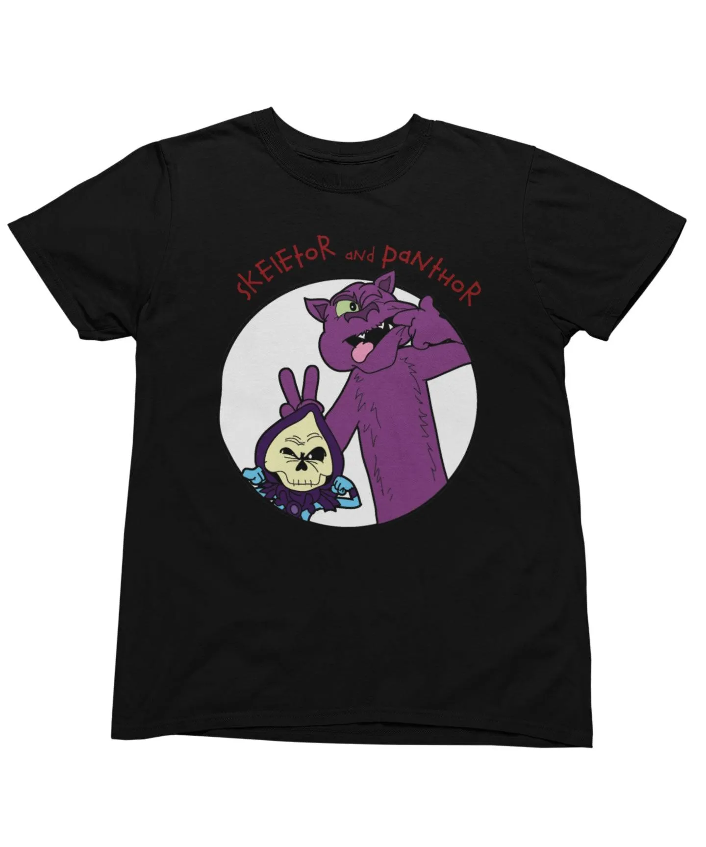 Top Notchy Skeletor and Panther T-Shirt sold by 8Ball