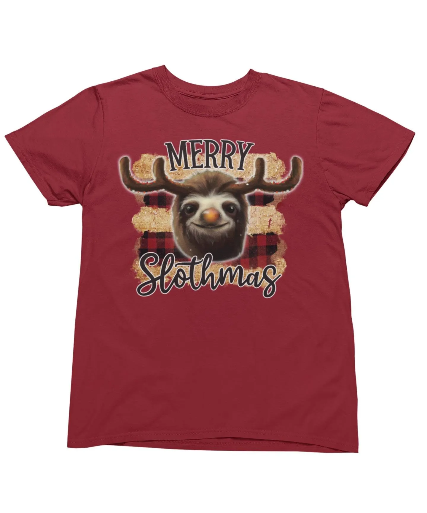 Merry Slothmas Christmas T-Shirt sold by 8Ball product image thumbnail 2