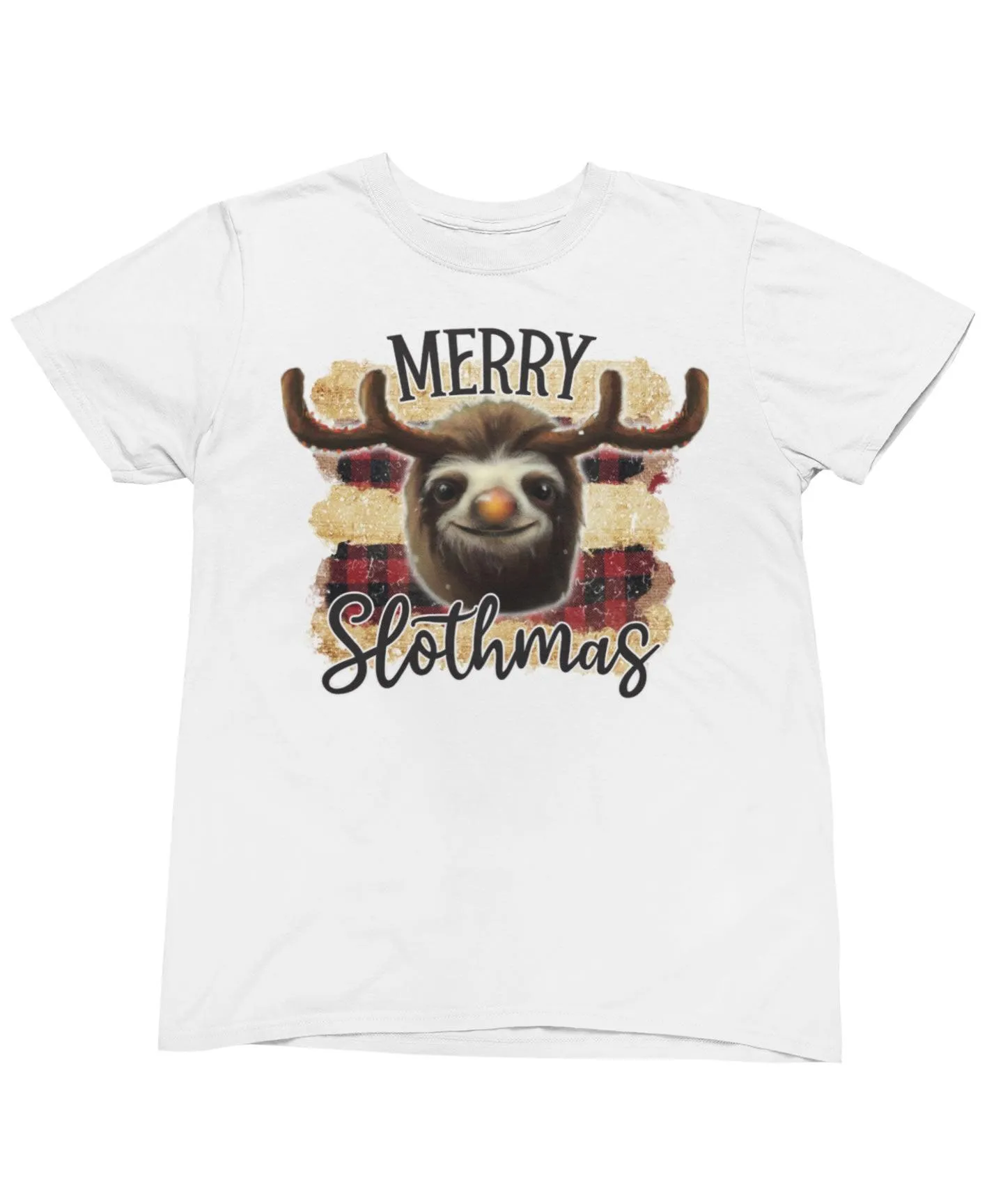 Merry Slothmas Christmas T-Shirt sold by 8Ball product image thumbnail 3
