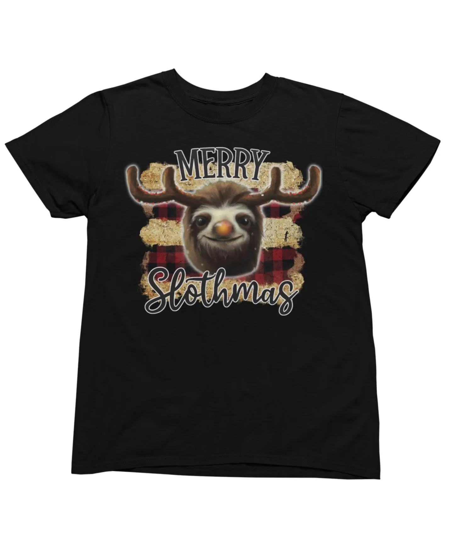 Merry Slothmas Christmas T-Shirt sold by 8Ball