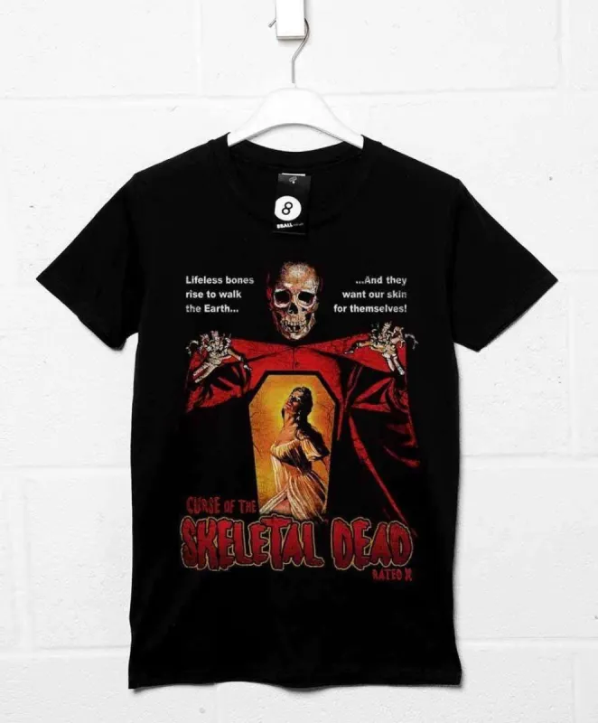 Deathray Curse Of The Skeletal Dead T-Shirt sold by 8Ball