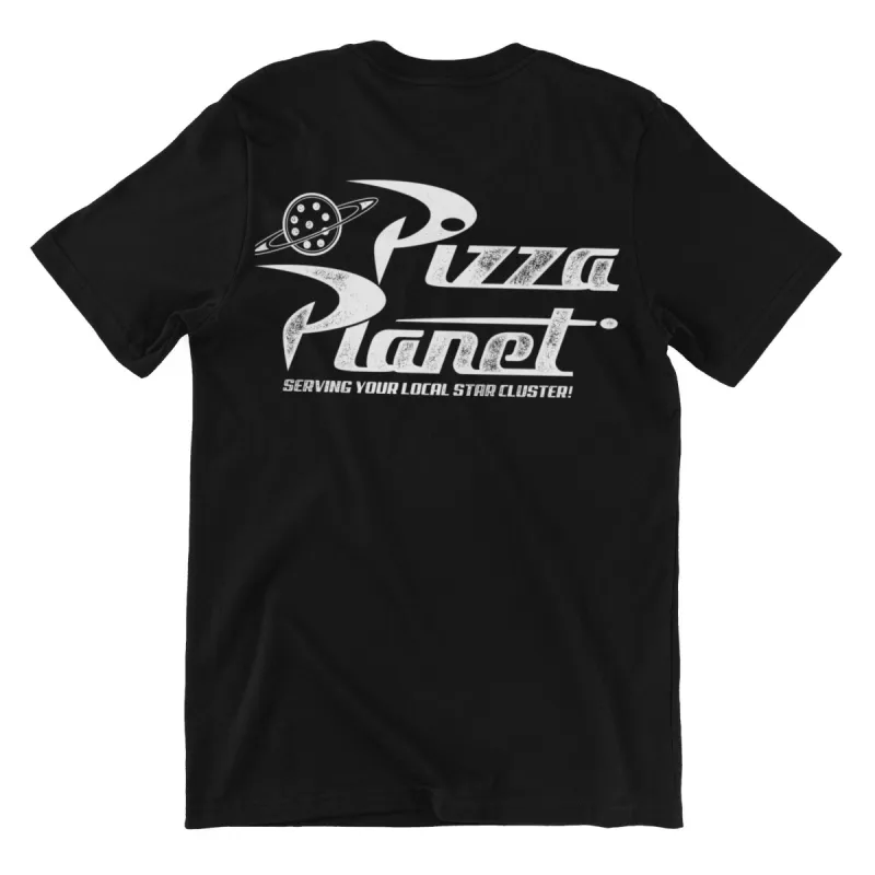 Pizza Planet Serving Your Star Cluster T-Shirt sold by 8Ball