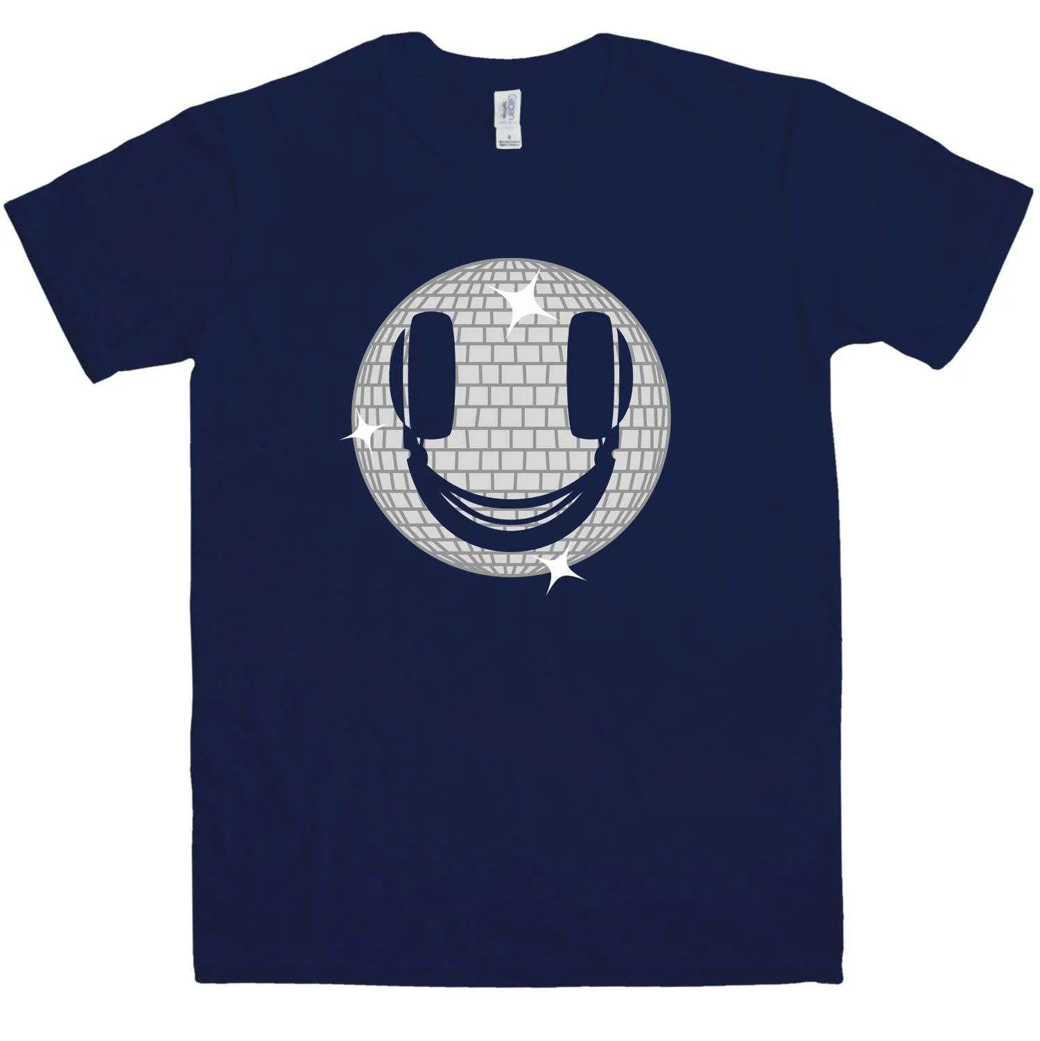 Disco Smiley T-Shirt sold by 8Ball