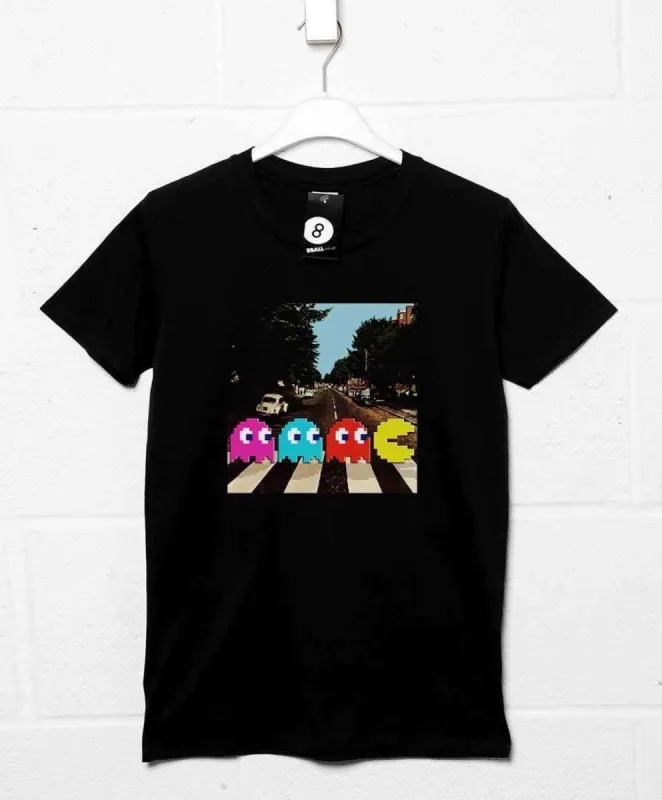 Pac Man Abbey Road T-Shirt sold by 8Ball