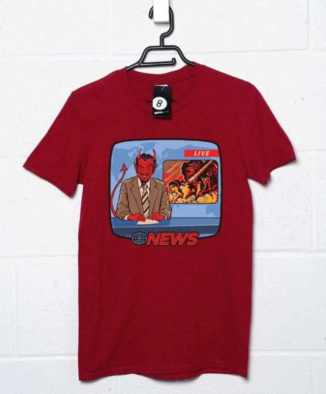 Steven Rhodes Breaking News T-Shirt sold by 8Ball
