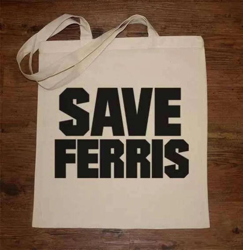 Save Ferris Tote Bag sold by 8Ball