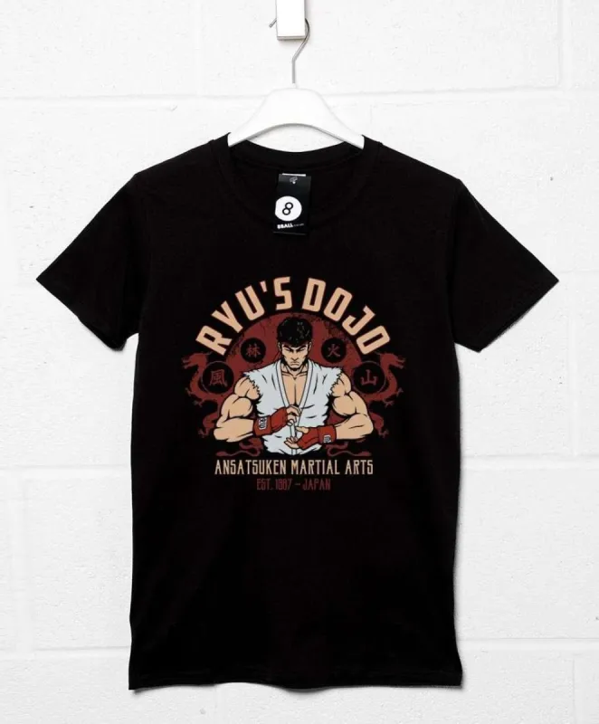 Ryu's Dojo T-Shirt sold by 8Ball