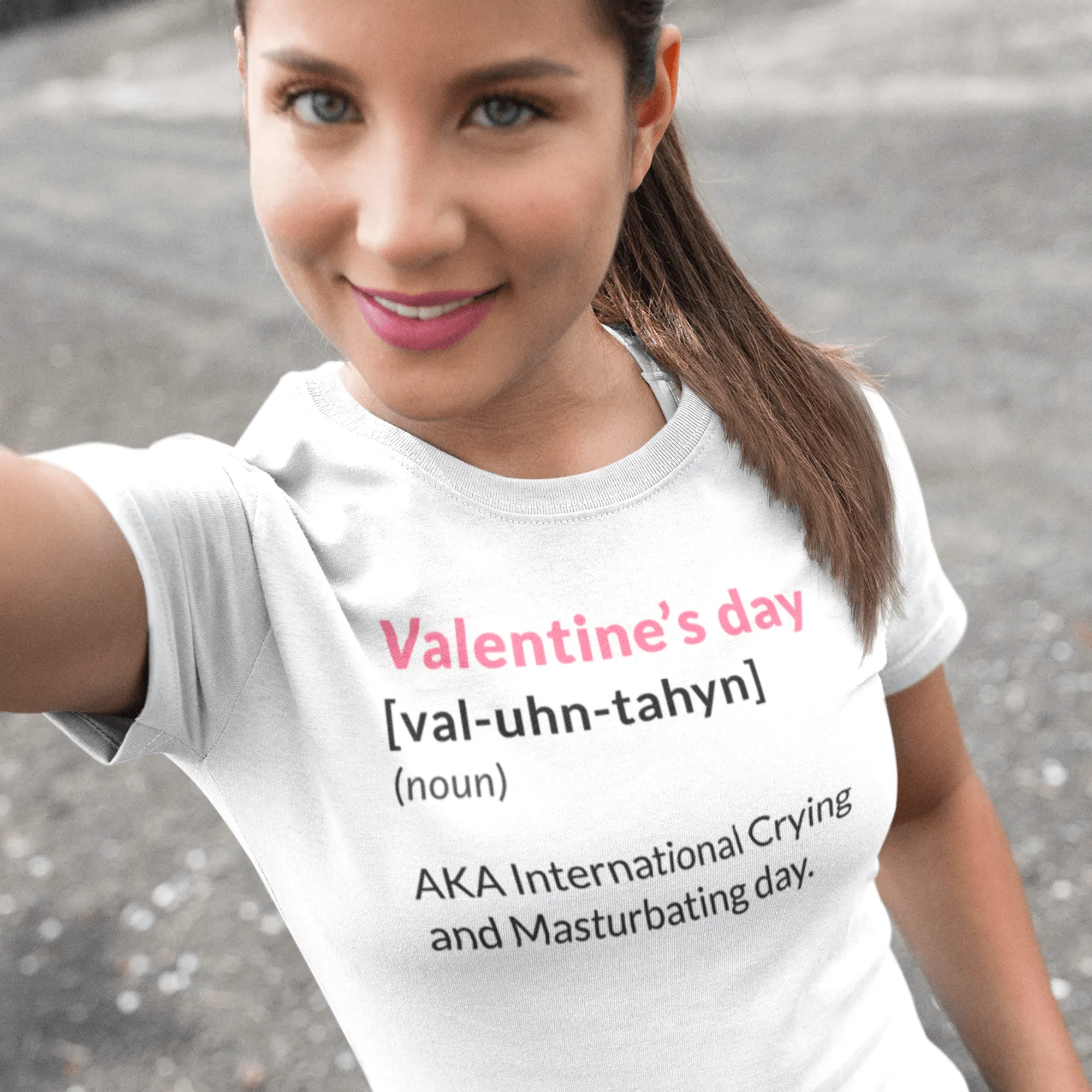 Valentine's Day Definition Also Known As Womens Fitted T-Shirt sold by 8Ball product image thumbnail 2