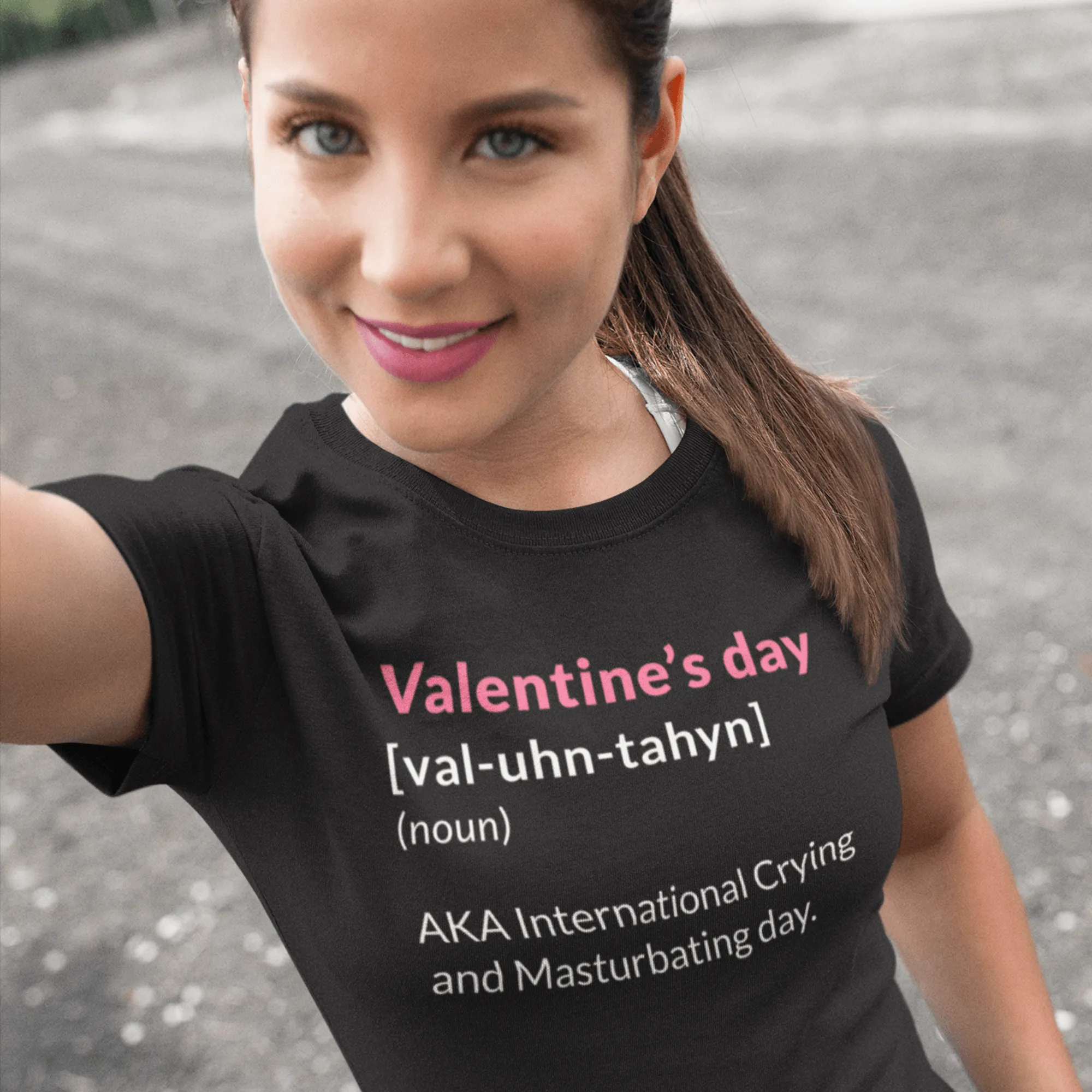 Valentine's Day Definition Also Known As Womens Fitted T-Shirt sold by 8Ball