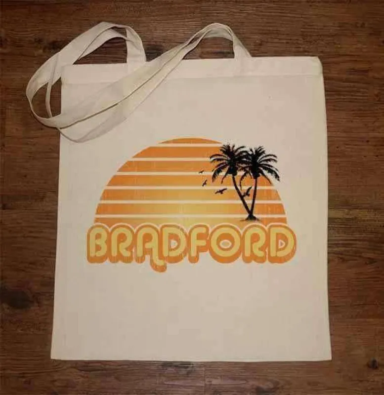City Sunset Bradford Tote Bag sold by 8Ball