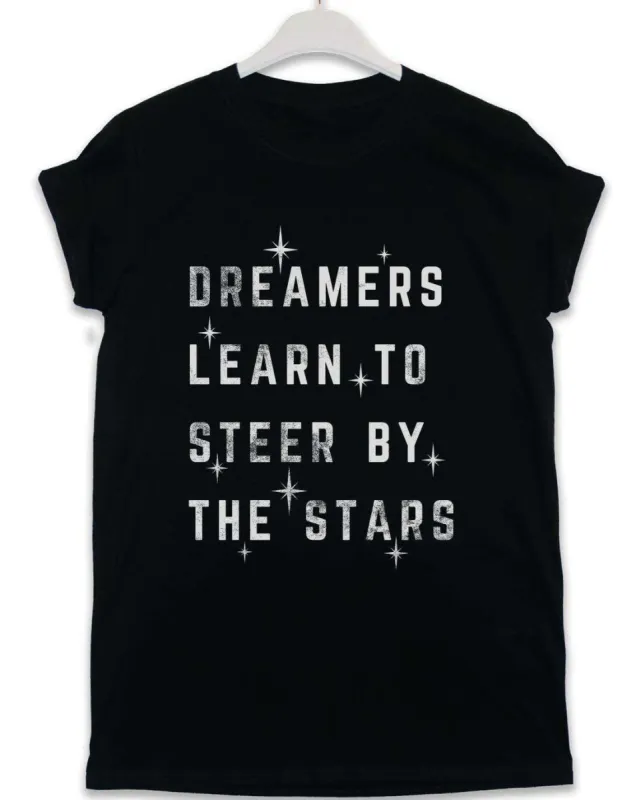Steer by the Stars Lyric Quote T-Shirt sold by 8Ball